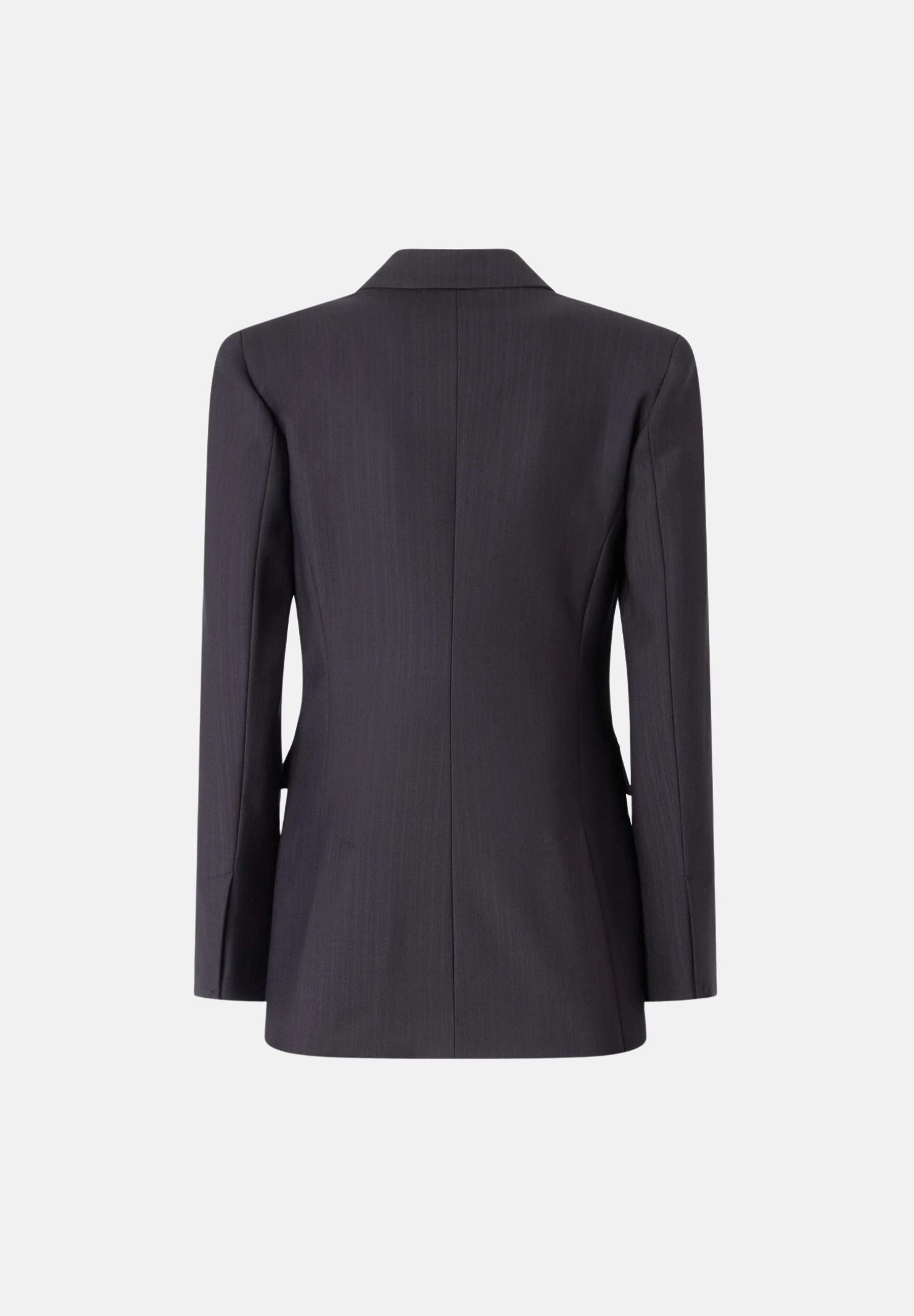 PINKO Giacca NEW AMALFI doppiopetto blu marino da donna con armatura a spiga.<BR/> 107513A3IF G03 PINKO 