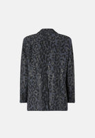 PINKO Giacca JAGUAR doppiopetto dark grigio, grigio scuro da donna <BR/> con motivo jaguar in microstrass. 107519A3GO I90 PINKO 