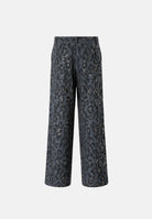 PINKO Pantaloni JEEP grey dark, grigio scuro da donna  con stampa animalier 107520A3GO I90 PINKO 