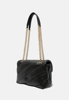 PINKO Borsa LOVE PUFF CLASSIC Nero-Antique Gold nero da donna  con maxi trapuntatura obliqua 107616A0F2 Z99Q PINKO 