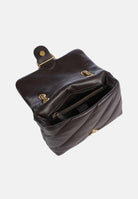 PINKO Borsa LOVE PUFF MINI marrone marasca da donna con maxi trapuntatura obliqua 107617A0F2 M12Q PINKO 
