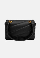 PINKO Borsa BABY LOVE BAG PUFF MAXI QUILT Antique-gold nero da donna con maxi trapuntatura obliqua 107618A0F2 Z99Q PINKO 
