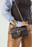 borsa a tracolla 21 × 12 × 5 cm da donna, autunno inverno 107622A0F1 M12Q PINKO 