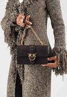 PINKO Borsa con tracolla  LOVE ONE MINI marrone marasca da donna 107622A0F1 M12Q PINKO 