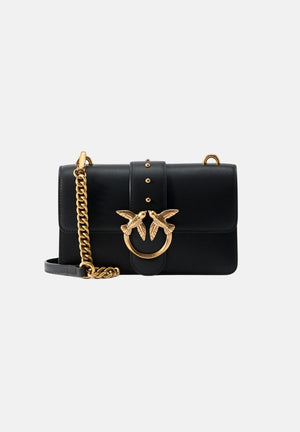 PINKO Borsa LOVE ONE MINI DC Black nero da donna con fibbia Love Birds 107622A0F1 Z99Q PINKO 