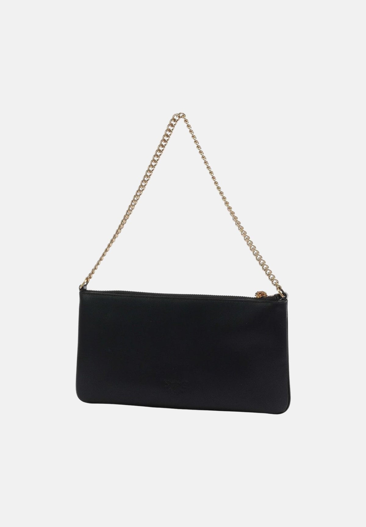PINKO Borsa a spalla LOVE BIRDS  nero-antique gold da donna con tracolla a catena e chiusura con zip. 107669A0F1 Z99Q PINKO 