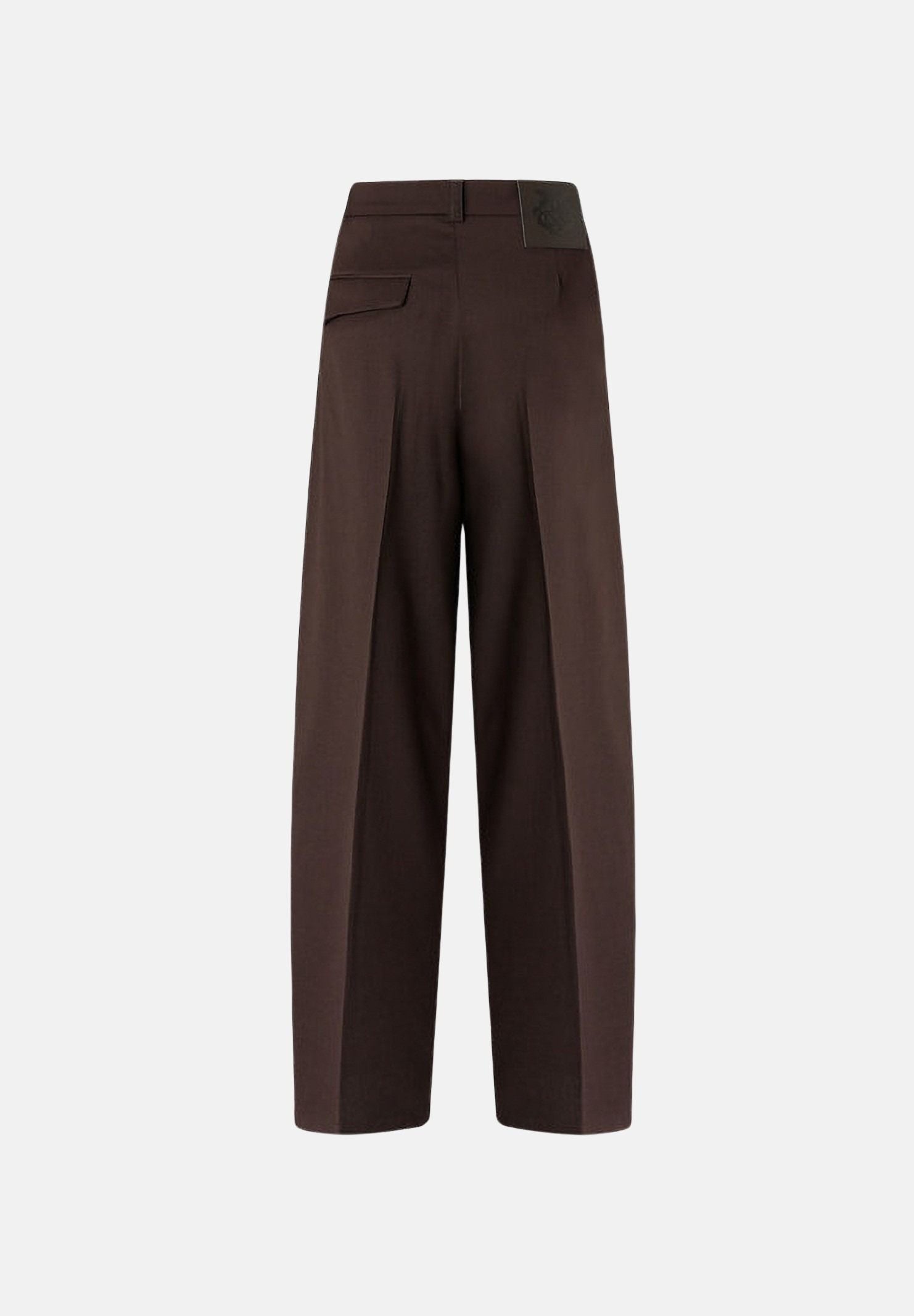 PINKO pantaloni BALBINO  Marrone Oltre da donna con gamba ampia. 107712A3MS M04 PINKO 