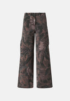 PINKO Jeans cargoHAIKU multicolor da donna con stampa camouflage floreale 107766A3NZ SD3 PINKO 