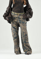 PINKO Jeans cargoHAIKU multicolor da donna con stampa camouflage floreale 107766A3NZ SD3 PINKO 