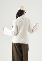 PINKO Cardigan PISPIGLIO bianco purezza per donna con bottoni metallici e taschini frontali 107802A3OH Z06 PINKO 