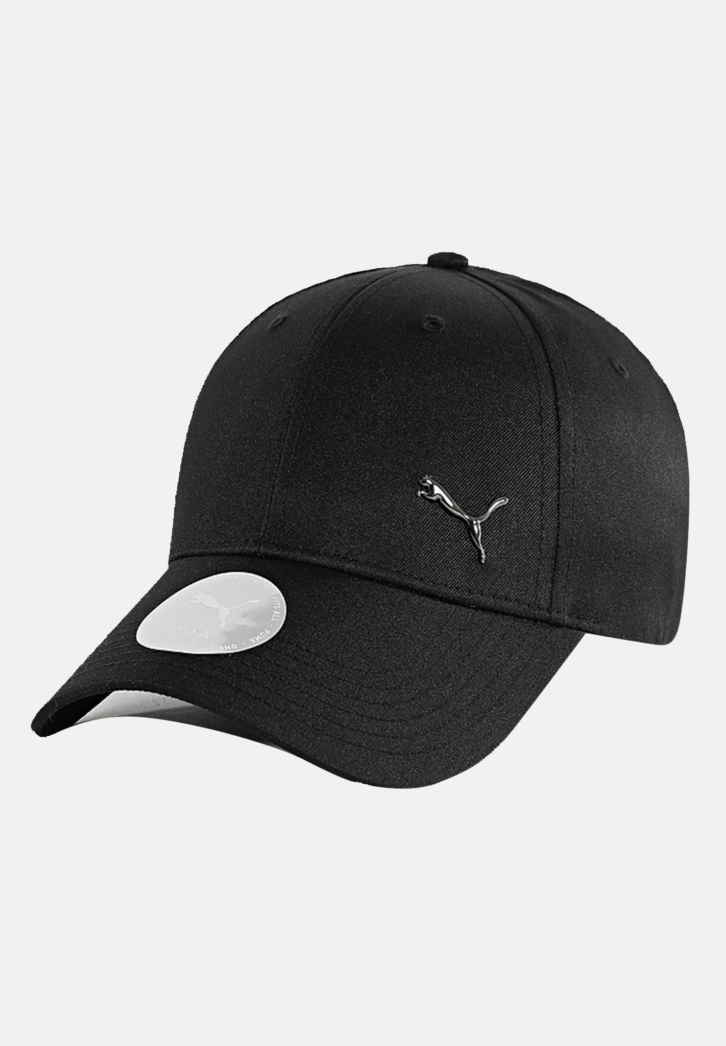 PUMA Cappello con visiera ESS Metal PUMA Cat nero per uomo e donna 025994 01 PUMA 