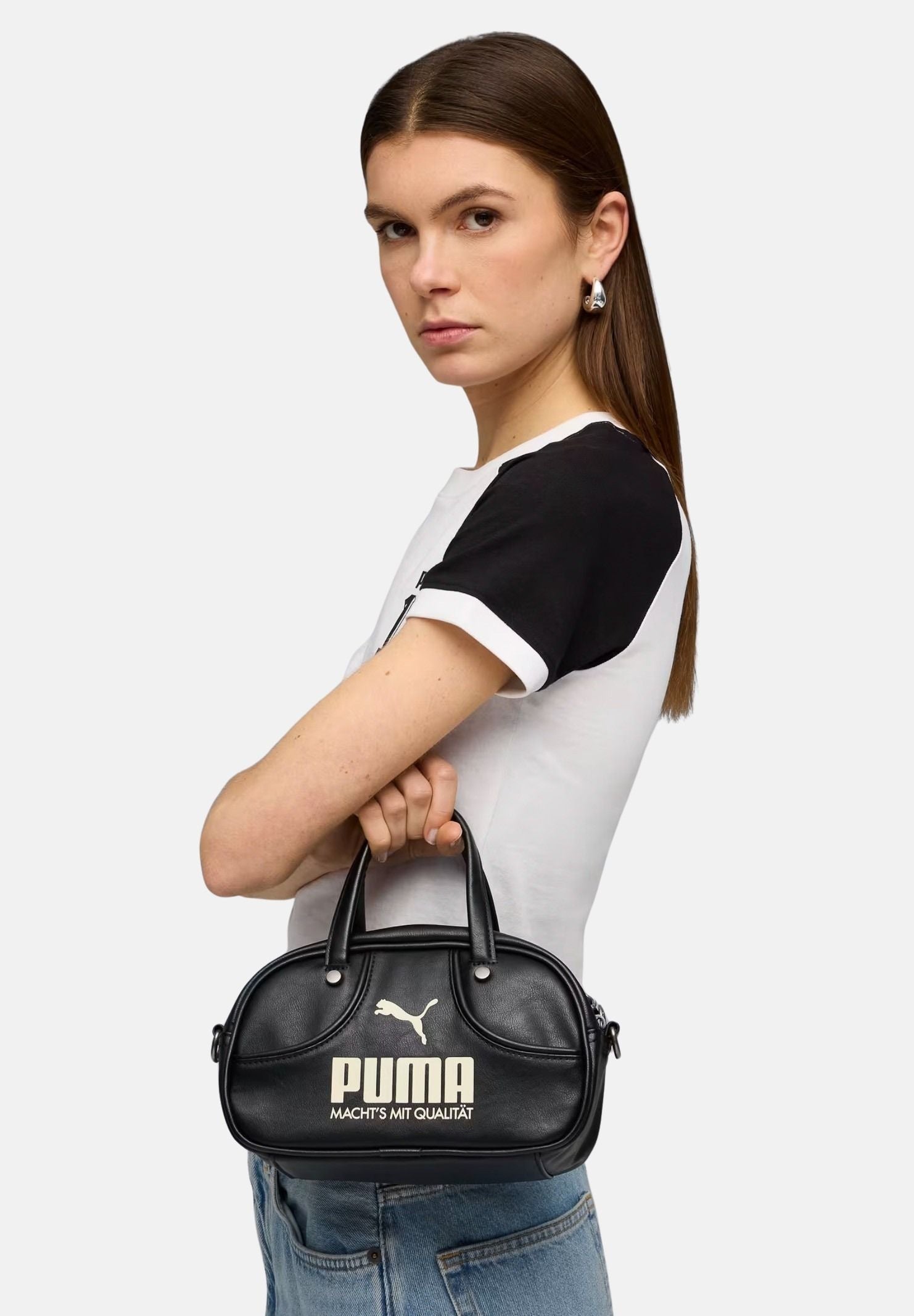 PUMA Borsa a mano PUMA 1976 Archive nera da donna 092319 01 PUMA 