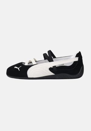 PUMA Ballerine Speedcat Ballet nere e bianche da donna 401287 06 PUMA 