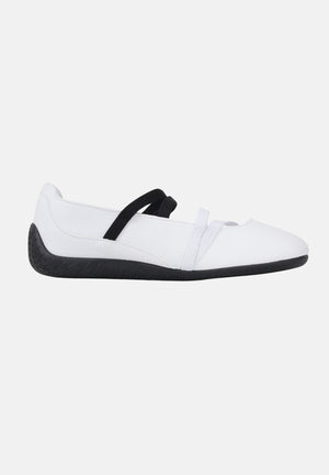 PUMA Ballerine Speedcat Ballet bianche e nere da donna 406144 03 PUMA 