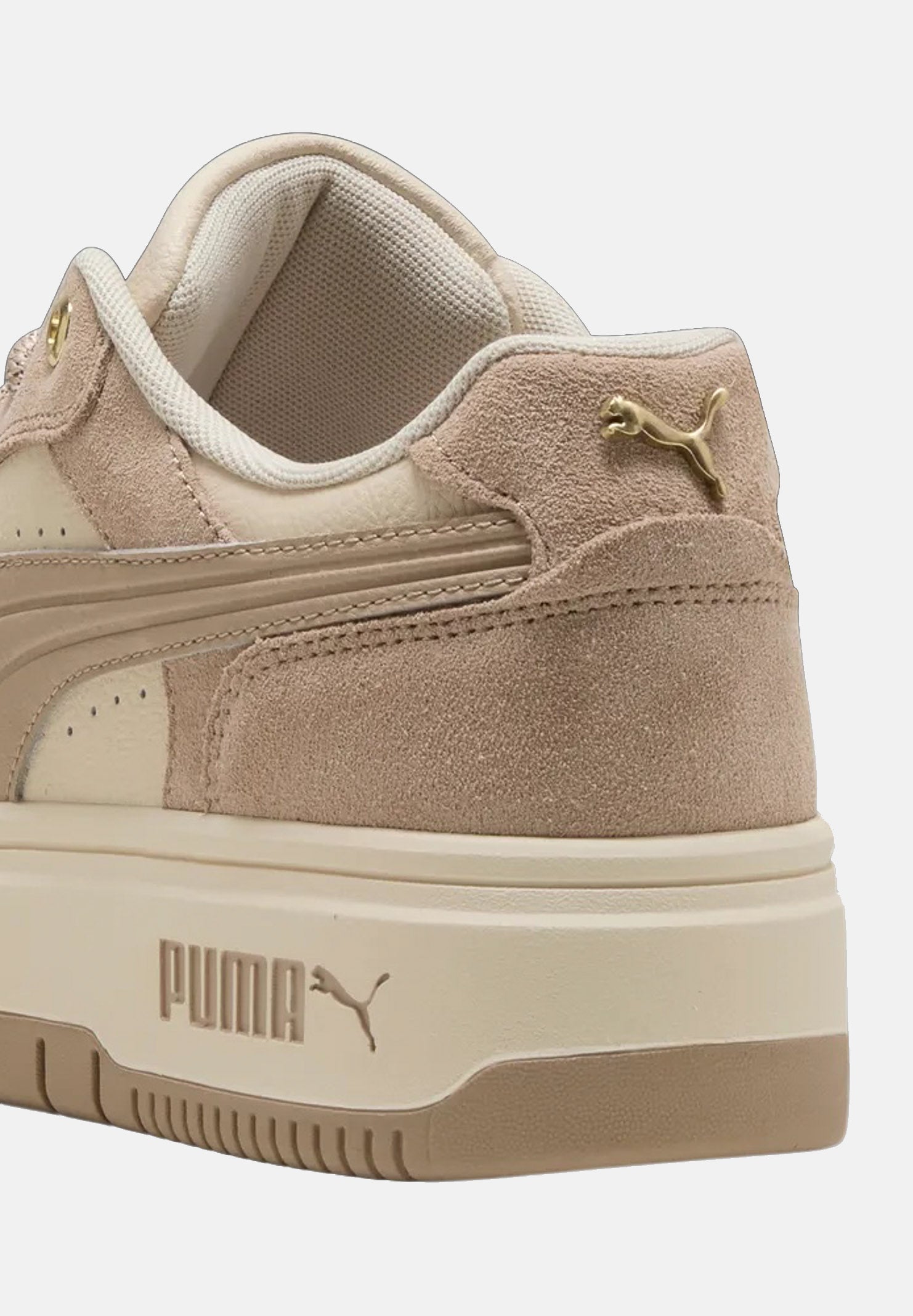 PUMA Sneakers REBOUND LOW LUXE SD beige da donna con suola platform e chiusura con stringhe 409010 02 PUMA 