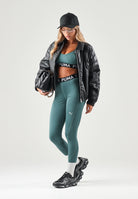 PUMA Leggings  STRONG verde da donna con fascia in vita logata 526000 95 PUMA 