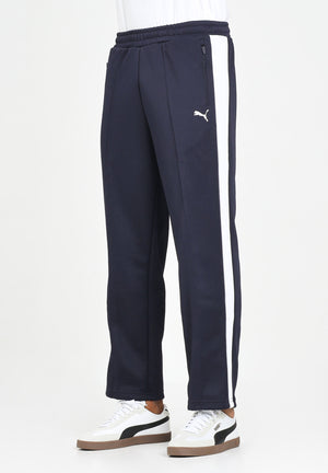 PUMA Pantalone sportivo T7 blu da uomo 629589 16 PUMA 