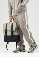 PUMA Pantaloni  beige T7  per uomo con bande laterali a contrasto 629589 81 PUMA 