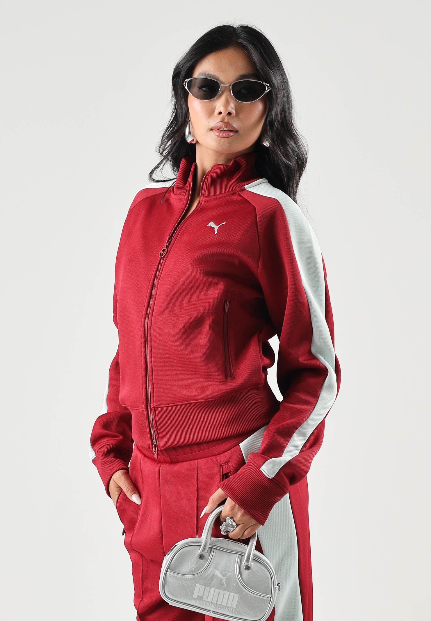 Felpa con zip regular fit autunno inverno 629796 23 PUMA 