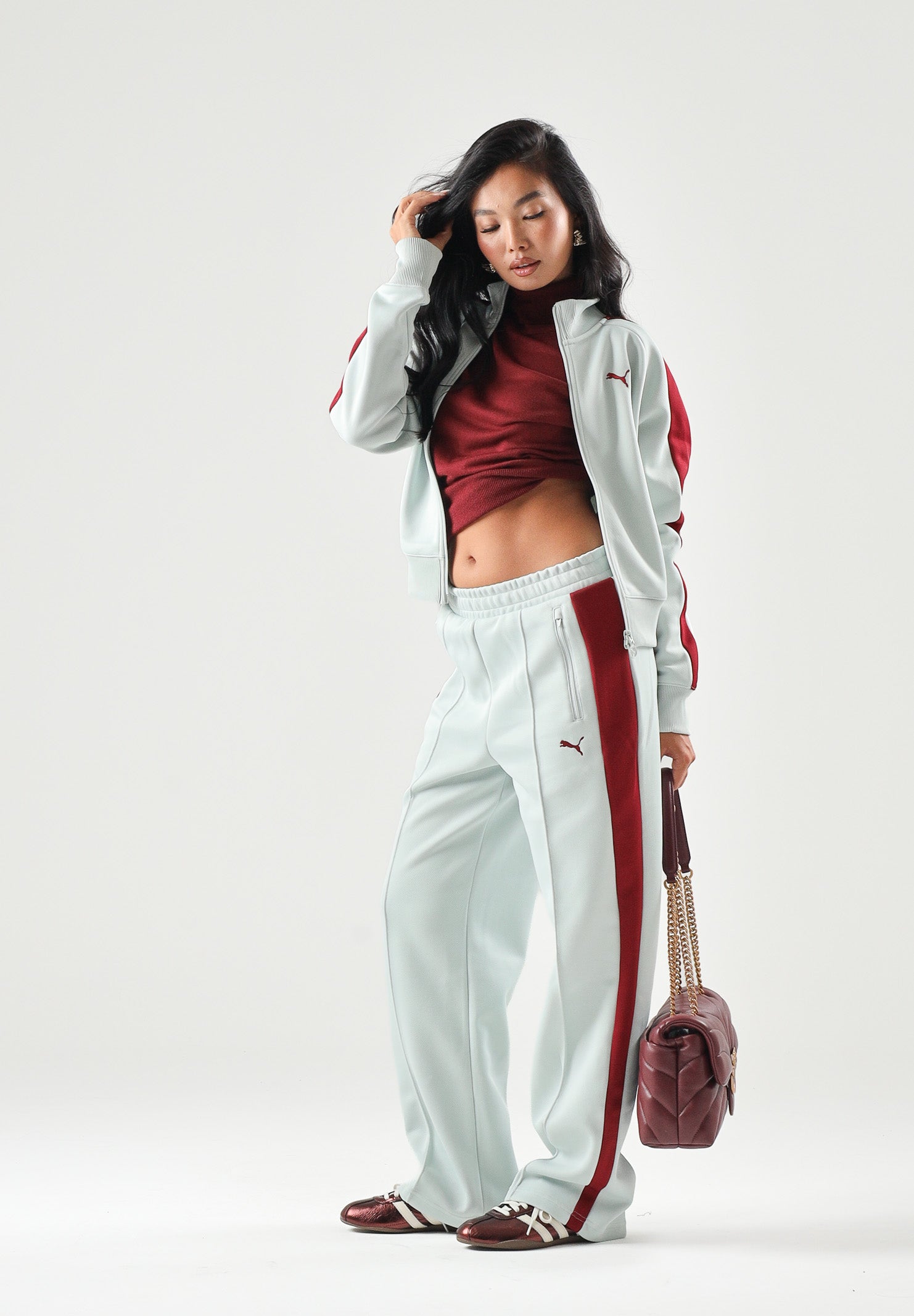 Felpa con zip regular fit autunno inverno 629796 29 PUMA 