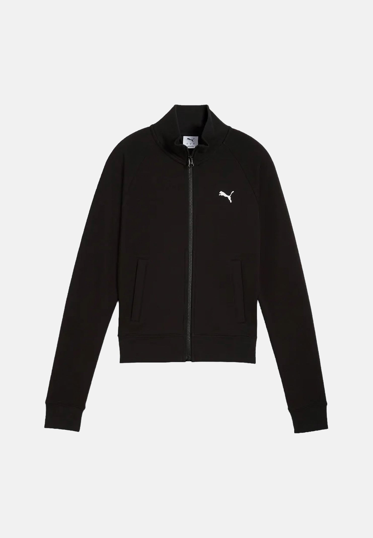 PUMA Felpa con zip ESS SLIM TRACK JACKET black da donna con mini logo 634323 01 PUMA 