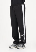 PUMA Pantalone sportivo T7 Big Cat nero da uomo 634401 01 PUMA 