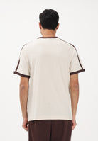 PUMA T-shirt a manica corta T7 Big Cat panna e marrone da uomo 635242 87 PUMA 