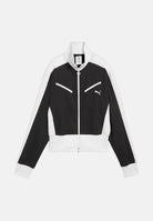 PUMA Felpa con zip T7 RETRO TRACK JACKET black da donna con pannelli T7 a contrasto 636625 01 PUMA 