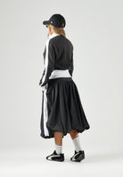 PUMA Felpa con zip T7 RETRO TRACK nero da donna con pannelli T7 a contrasto 636625 01 PUMA 