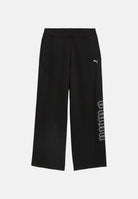 PUMA Pantaloni sportivi DARE TO nero per donna con vita alta elasticizzata, taglio gamba ampie e logo PUMA intessuto. 636652 01 PUMA 