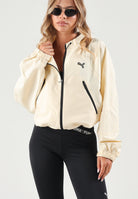 PUMA Giacca a vento PUMATECH  giallo burro da donna con cappuccio fisso e fondo regolabile. 636654 88 PUMA 