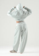 PUMA Pantalone PUMATECH verde acqua  da donna con linea balloon, vita elasticizzata e coulisse 636659 29 PUMA 