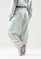 PUMA Pantalone PUMATECH verde acqua  da donna con linea balloon, vita elasticizzata e coulisse 636659 29 PUMA 