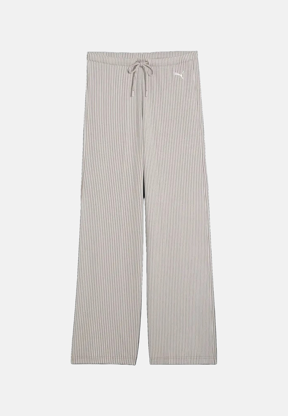 PUMA Pantaloni ESSENTIALS  beige per donna con tessuto lavorato a costine, elastico in vita 636667 81 PUMA 