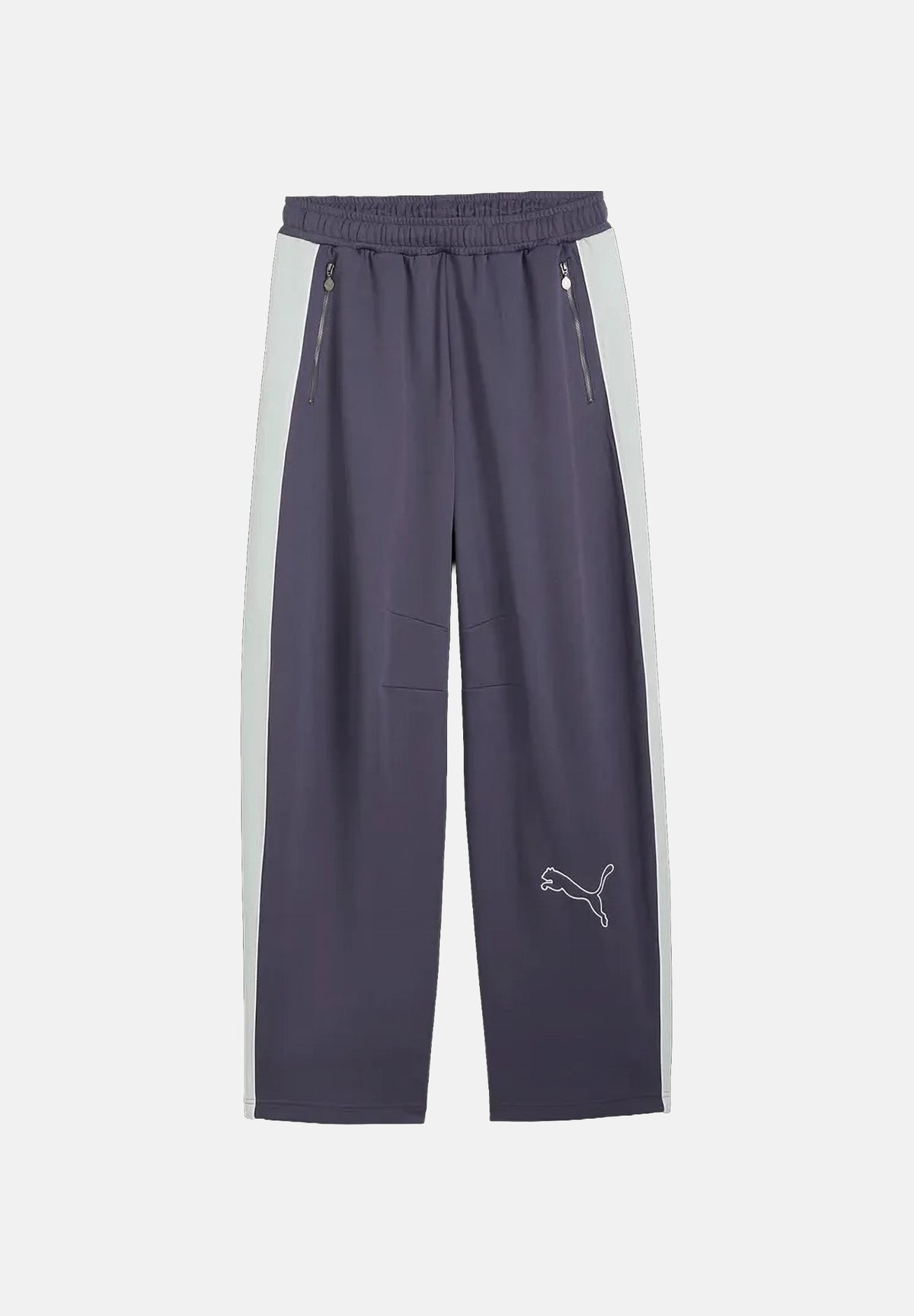 PUMA Pantalone OVERSIZED TRACK grigio per uomo con bande laterali bicolore e linea dritto-ampia. 636736 35 PUMA 