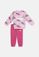 PUMA Tuta FRUIT ANIMALS SUIT rosa per neonato con felpa a stampa grafica 638107 47 PUMA 