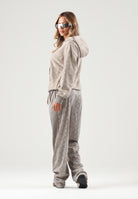 PUMA Pantalone PYTHON PRINT TRACK PANTS beige  da donna con stampa pitonata 638733 81 PUMA 