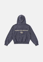 PUMA Felpa con cappuccio DARE TO WASHED viola per uomo e donna con fantasia lavaggio vintage 638738 35 PUMA 