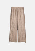 PUMA Pantaloni T7 RELAXED SNAKE beige da donna con motivo animalier e laccetti sul fondo 638743 81 PUMA 