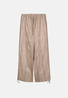 PUMA Pantaloni T7 RELAXED SNAKE beige da donna con motivo animalier e laccetti sul fondo 638743 81 PUMA 
