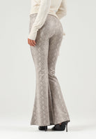 PUMA Leggings CLASSICS PYTHON  beige per donna con trama pitonata tono su tono 638750 81 PUMA 