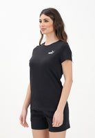 PUMA T-shirt a manica corta ESS Small N. 1 Logo nera da donna 682372 01 PUMA 