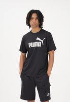 PUMA T-shirt a manica corta Essentials N. 1 nera da uomo 682532 01 PUMA 