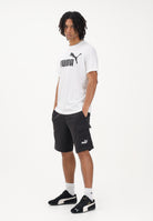 PUMA T-shirt a manica corta Essentials N. 1 bianca da uomo 682532 02 PUMA 