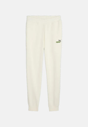 PUMA Pantaloni sportivi ESS Small  bianco panna per uomo con caviglie elasticizzate e fascia in vita. 684713 87 PUMA 