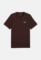 PUMA T-shirt manica corta ESS Small  marrone da uomo con logo ricamato sul petto 684717 33 PUMA 