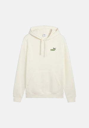 PUMA Felpa con cappuccio ESS SMALL HOODIE panna  per uomo con  tasca a marsupio. 684718 87 PUMA 