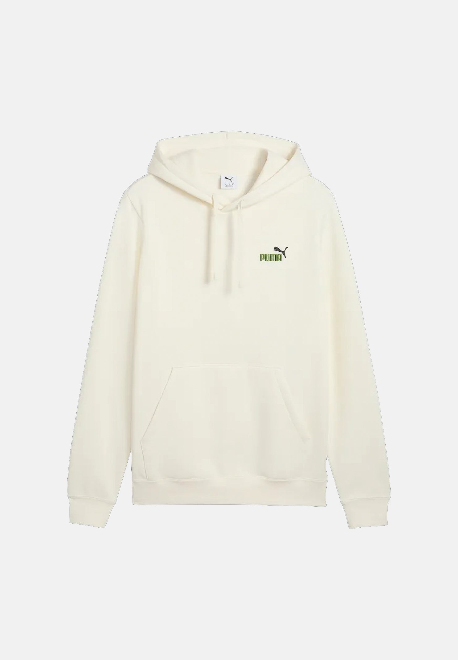 PUMA Felpa con cappuccio ESS SMALL HOODIE panna  per uomo con  tasca a marsupio. 684718 87 PUMA 