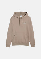 PUMA Felpa con cappuccio ESS SMALL HOODIE  beige/sabbia per uomo con  tasca a marsupio. 684718 94 PUMA 