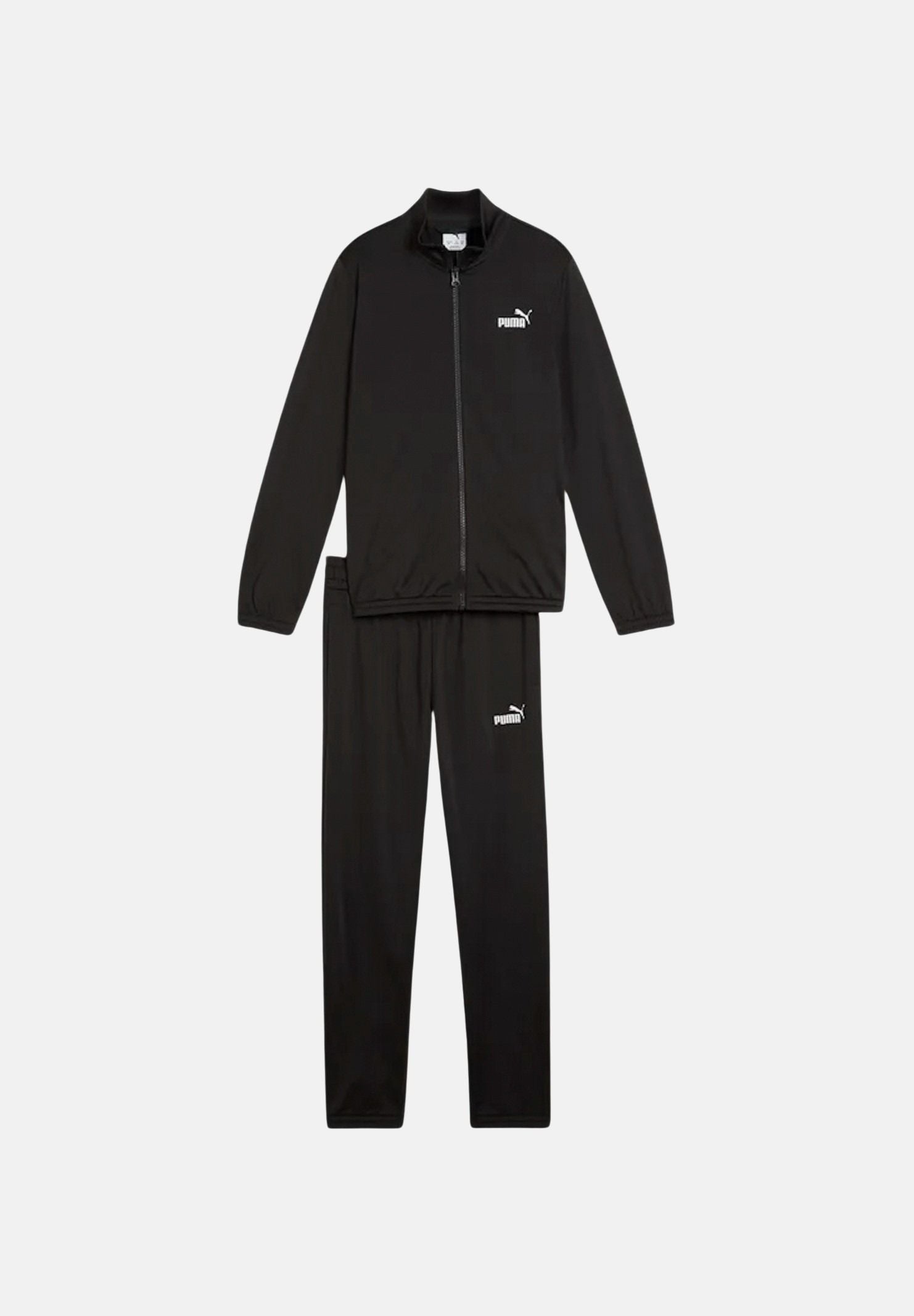 PUMA Tuta POLLY nera per bambino e bambina con mini logo frontale <BR/> 686293 01 PUMA 